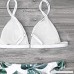 Women Swimwear Bikini Solid Two-Piece Swimsuit Tankini Beach Swimsuit Beach Sexy Bikinis for Teen Girls 2019 White B07PNH8NG3